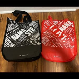 Lululemon Reusable Print Bags